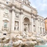 The Trevi Fountain in Rome, Italy.