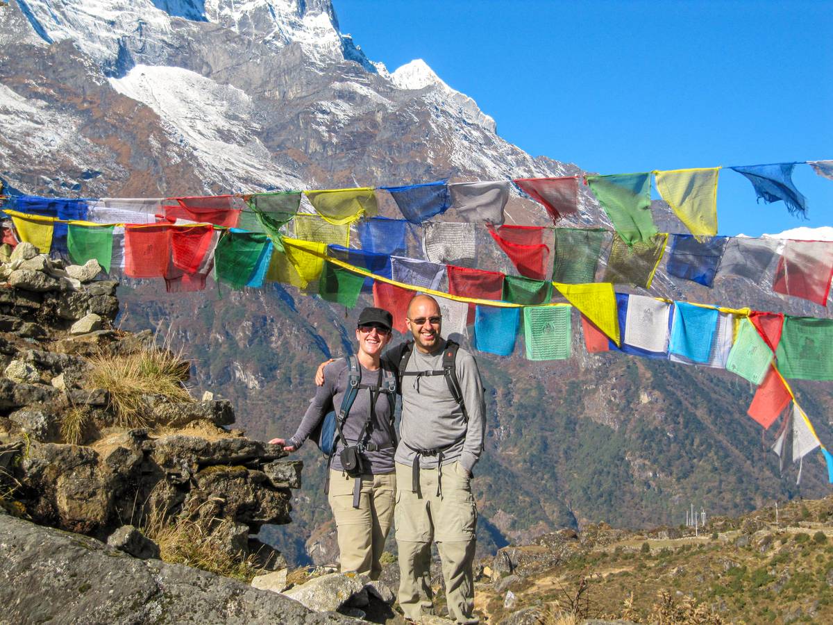 Dan and Celine in Nepal