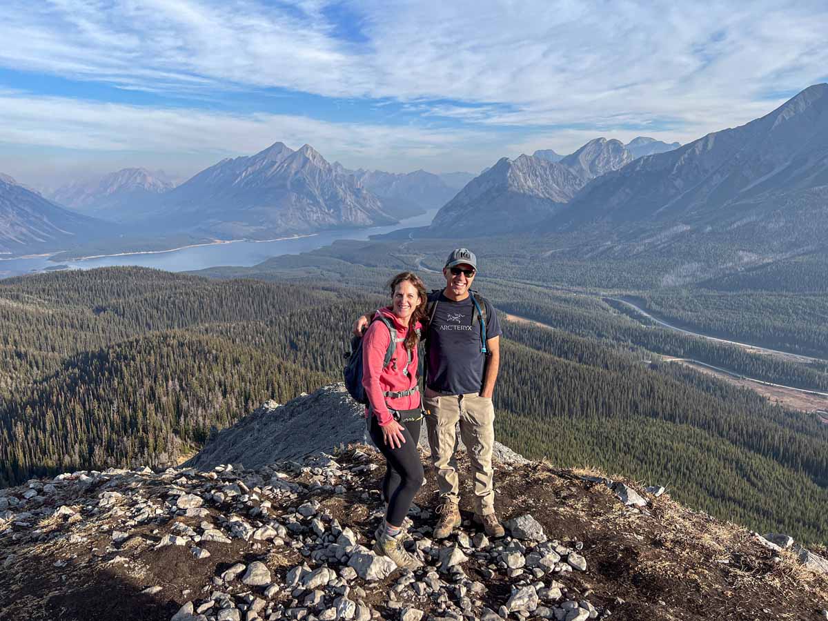 Dan and Celine Brewer in Kananaskis, Alberta